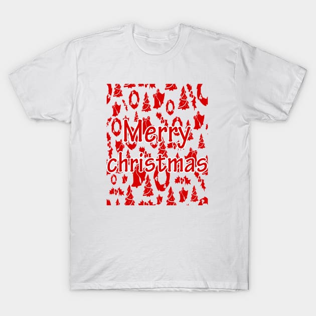 merry christmas T-Shirt by sarahnash